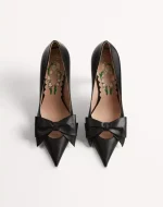 Valentino Bowow Pump In Kidskin 100Mm - Image 5